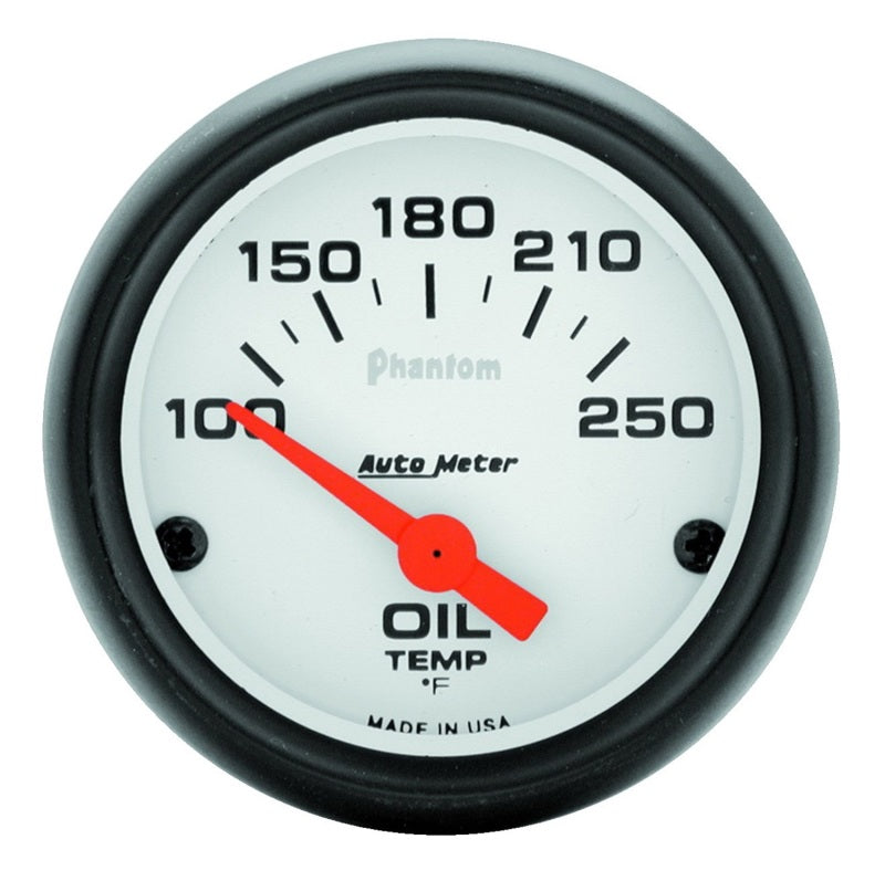 2-1/16" OIL TEMPERATURE, 100-250 °F, PHANTOM