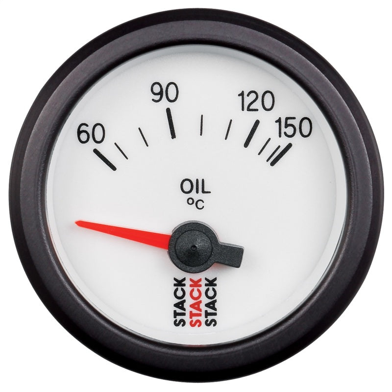 OIL TEMP, ELECTRIC, 52MM, WHT, 60-150 °C, M10 MALE
