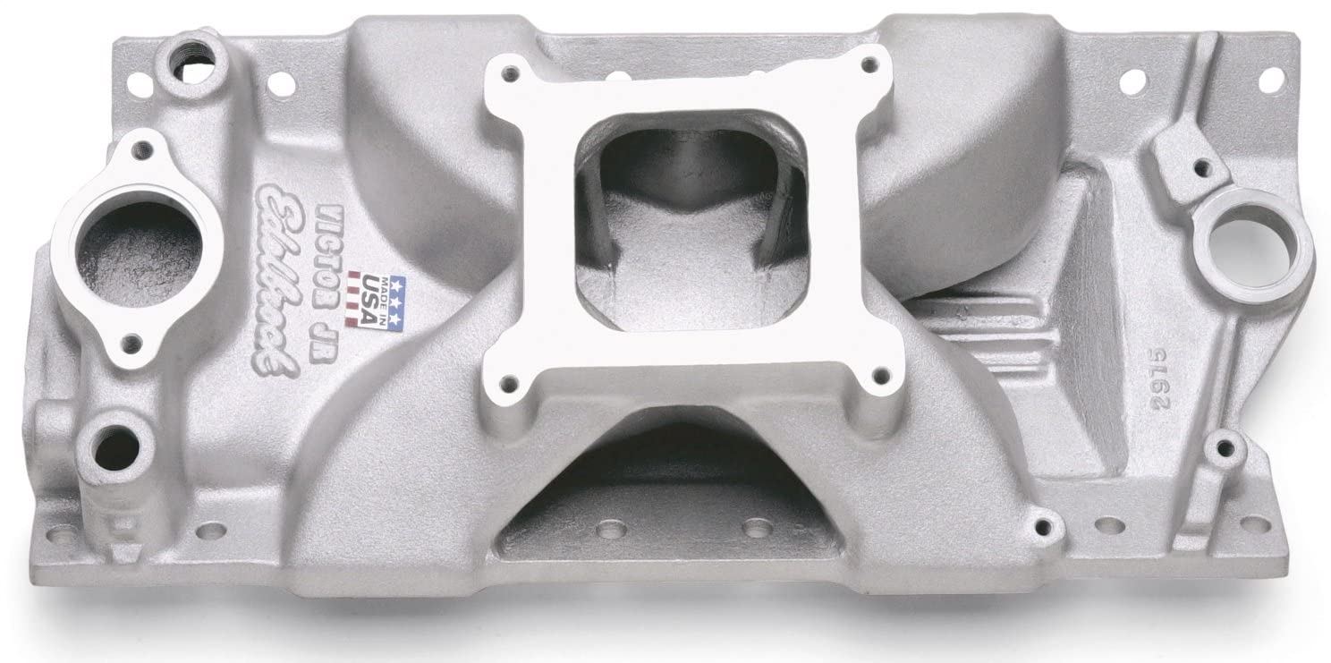 Edelbrock 2975 Victor Jr. 23 Degree Intake Manifold Small-Block Chevy