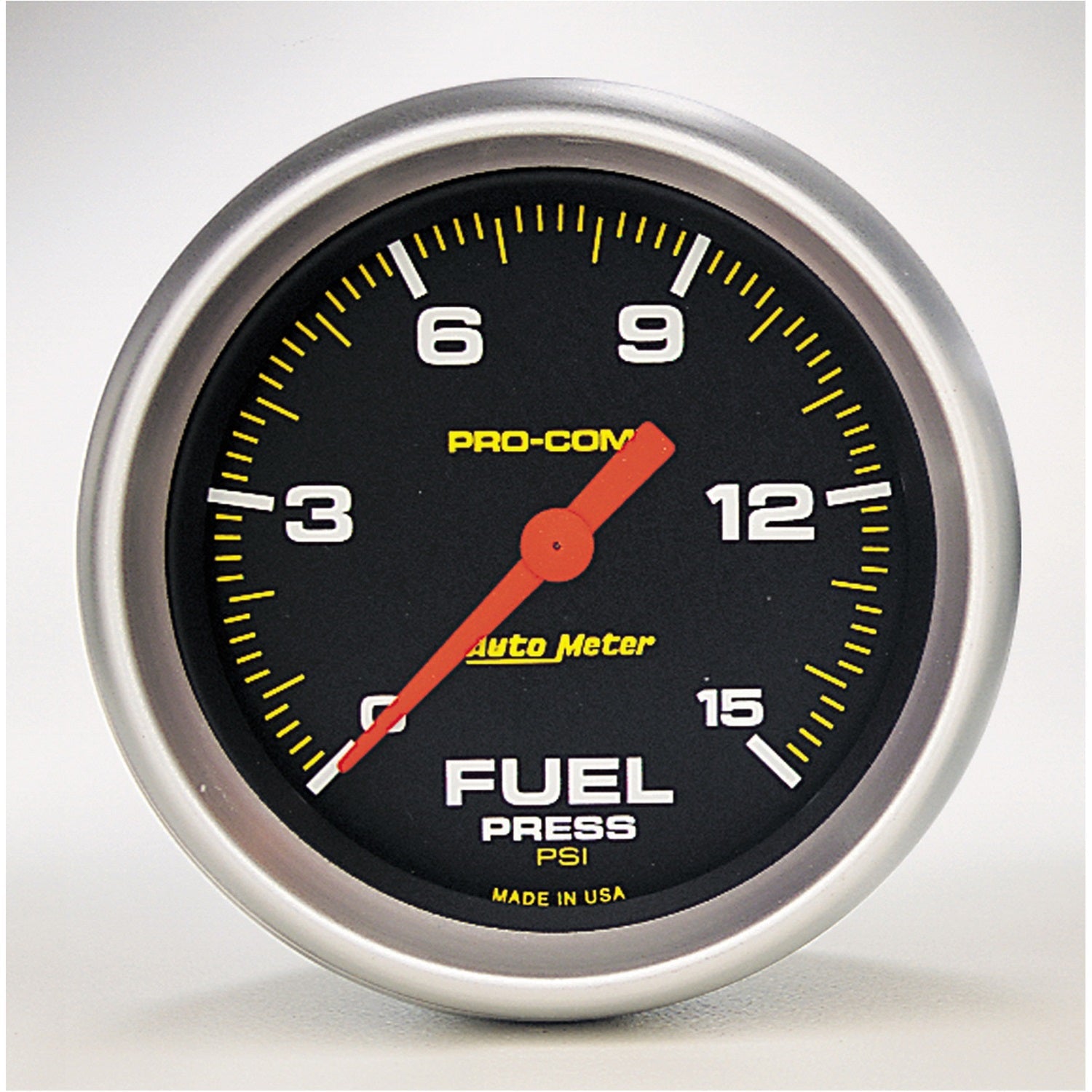 2-5/8" FUEL PRESSURE, 0-15 PSI, PRO-COMP