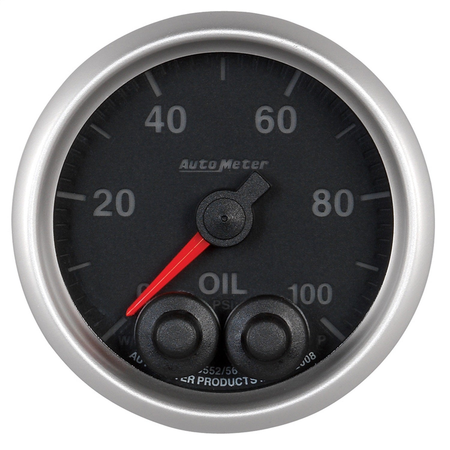 2-1/16" OIL PRESSURE, 0-100 PSI, ELITE, W/O SENSOR