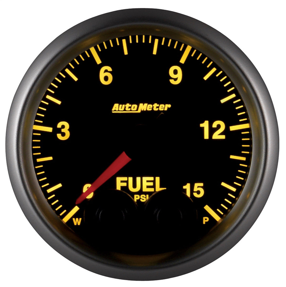 2-1/16" FUEL PRESSURE, 0-15 PSI, ELITE, W/O SENSOR