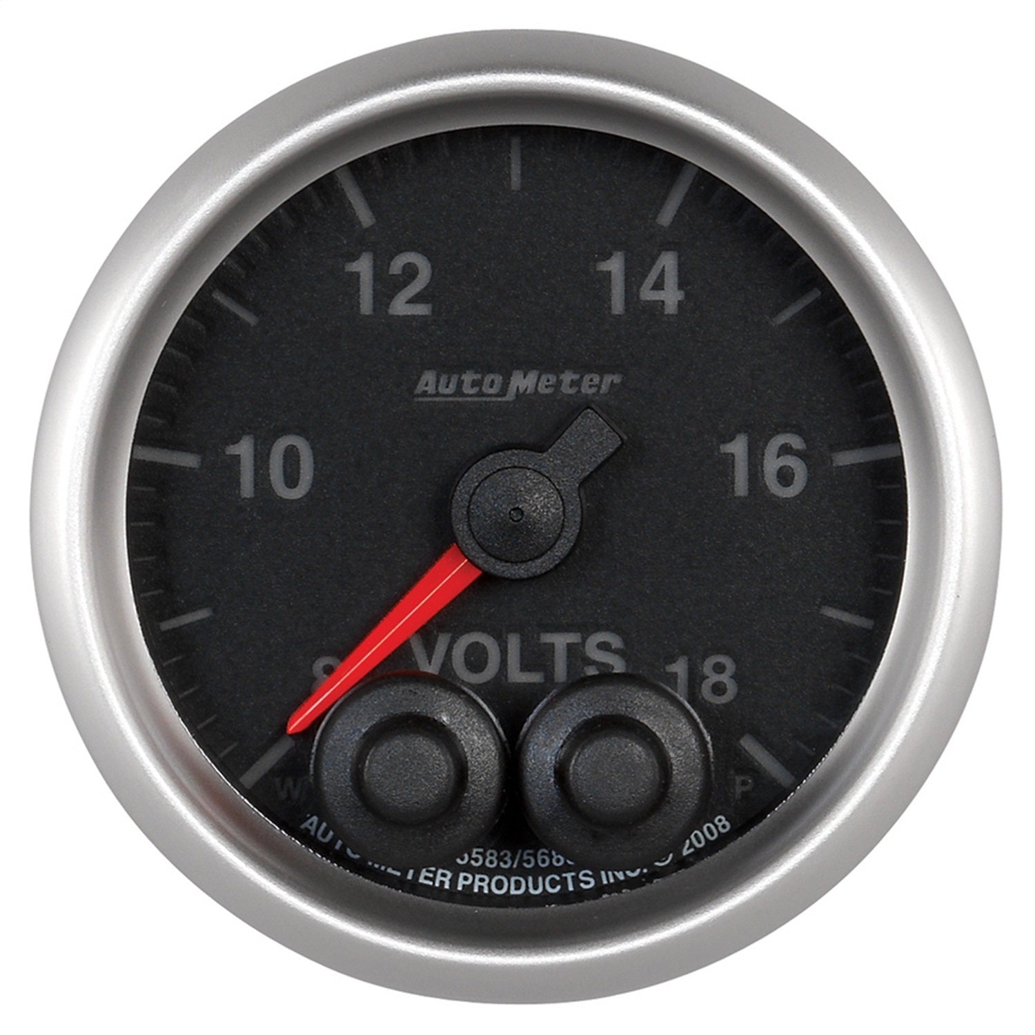 2-1/16" VOLTMETER, 8-18V, ELITE