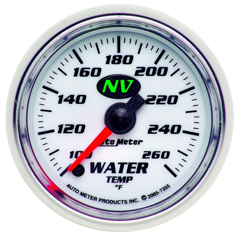 2-1/16" WATER TEMPERATURE, 100-260 °F, NV
