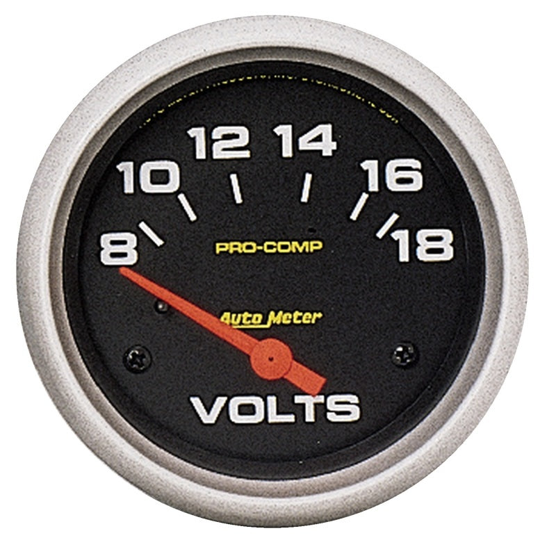 2-5/8" VOLTMETER, 8-18V, PRO-COMP