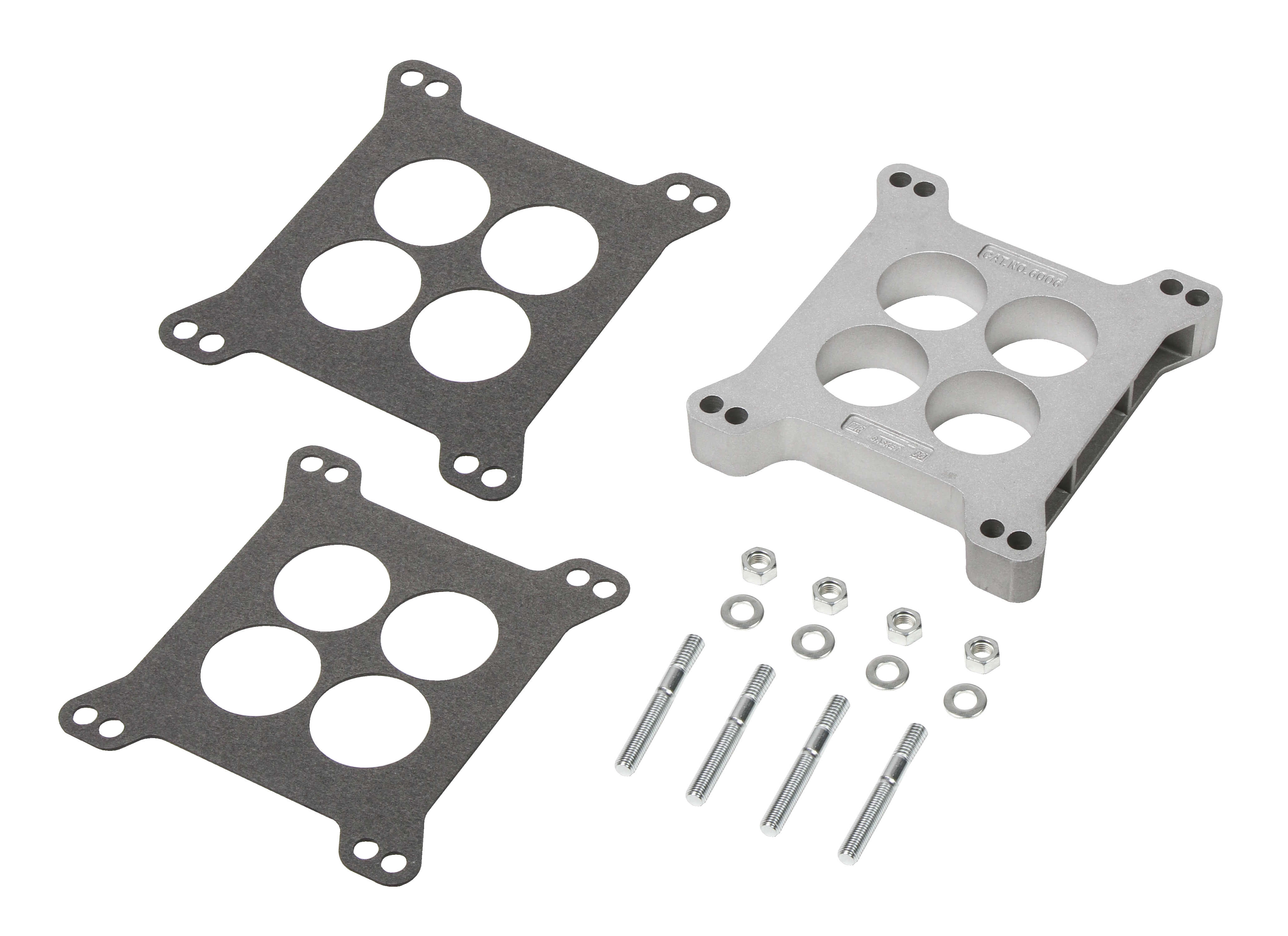 Mr. Gasket 6006 Carburetor Spacer Kit - 1" Ported Center.