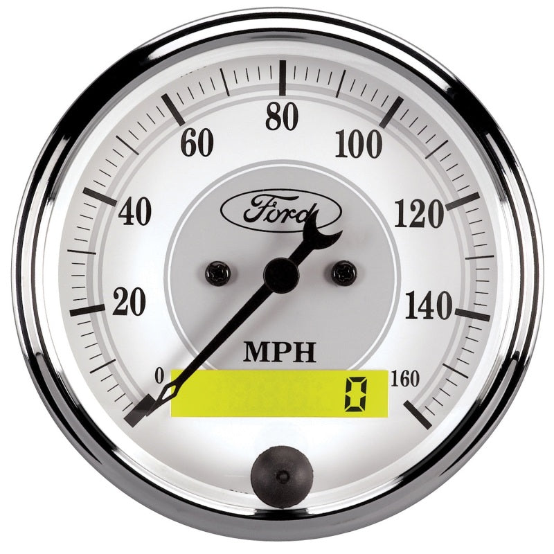 3-1/8" SPEEDOMETER, 0-160 MPH, FORD MASTERPIECE