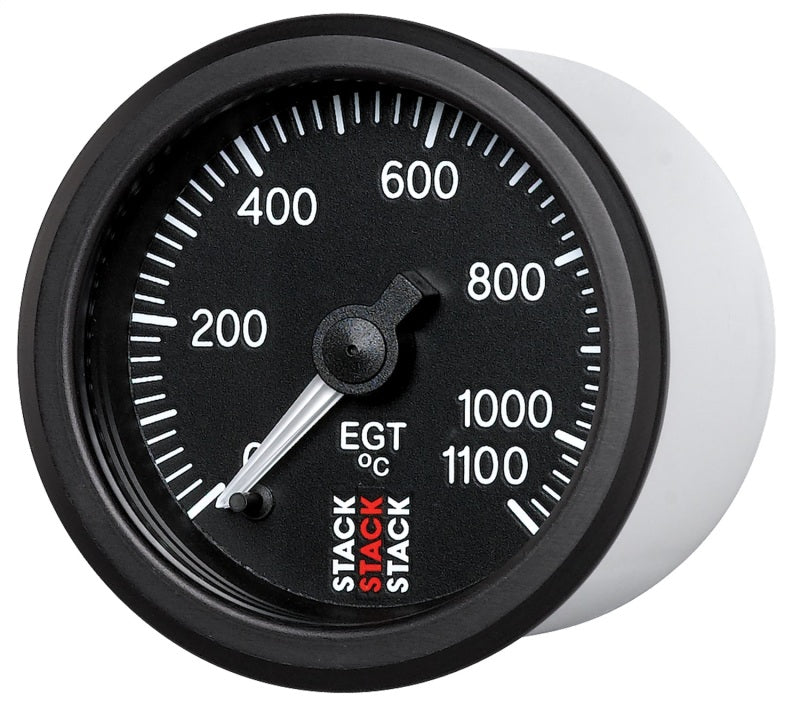 EXHAUST GAS TEMP, PRO STEPPER MOTOR, 52MM, BLK, 0-1100 °C