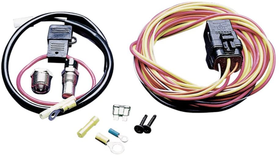 SPAL 195FH Electric Fan Wiring Harness Kit - 40 Amp 195 Degree