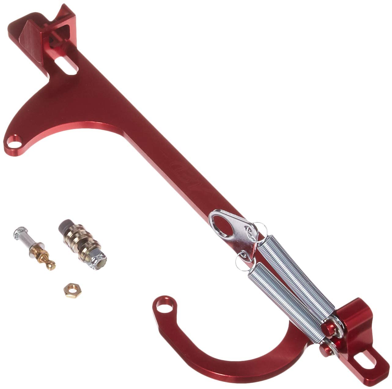 AED Performance 6600R Billet Throttle Cable And Spring Bracket - Red