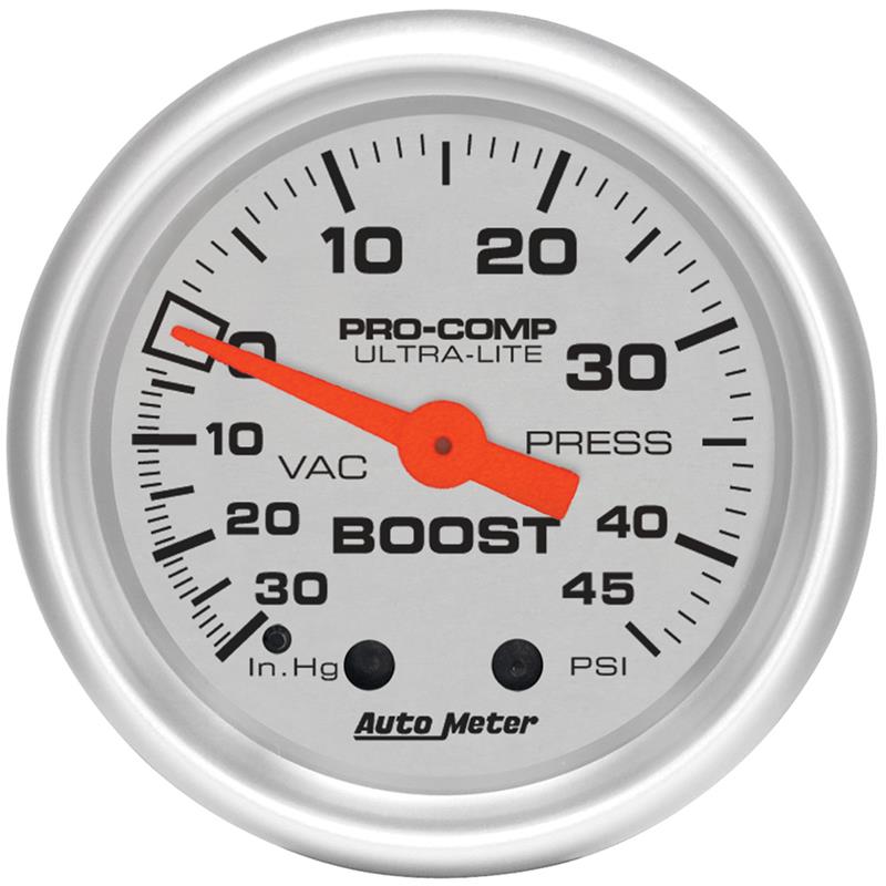 2-1/16" BOOST/VACUUM, 30 IN HG/45 PSI, ULTRA-LITE