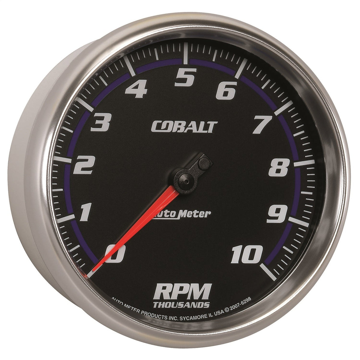 5" IN-DASH TACHOMETER, 0-10,000 RPM, COBALT