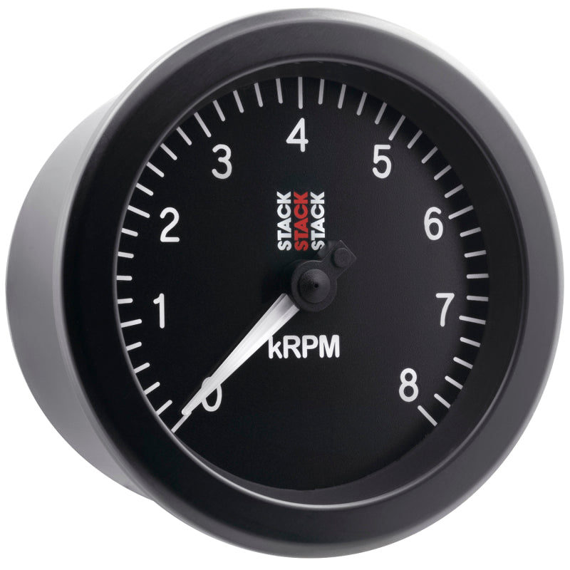 TACHOMETER, SPORT, 88MM, BLACK, 0-8K RPM
