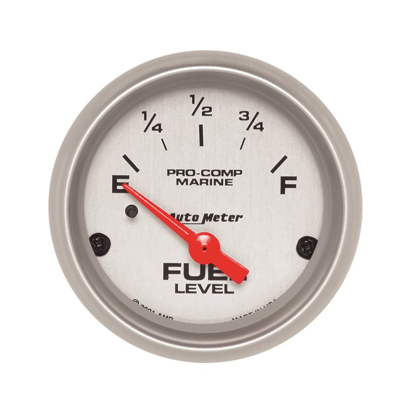 2-1/16" FUEL LEVEL, 240-33 ?, MARINE SILVER