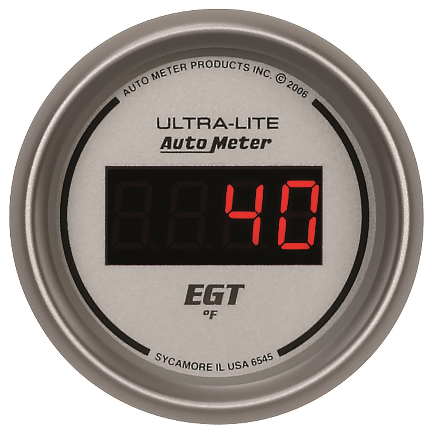 2-1/16" PYROMETER, 0-2000 °F, ULTRA-LITE DIGITAL