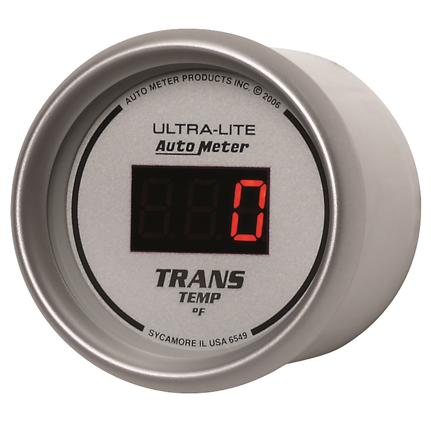 2-1/16" TRANSMISSION TEMPERATURE, 0-340 °F, ULTRA-LITE DIGITAL