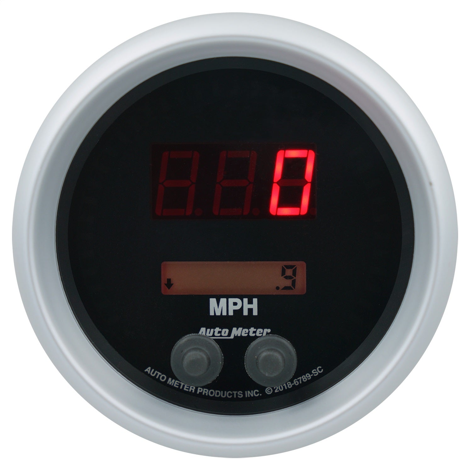 3-3/8" SPEEDOMETER 260 MPH / 260 KM/H ELEC. PROGRAMMABLE, SPORT-COMP ELITE DIGITAL