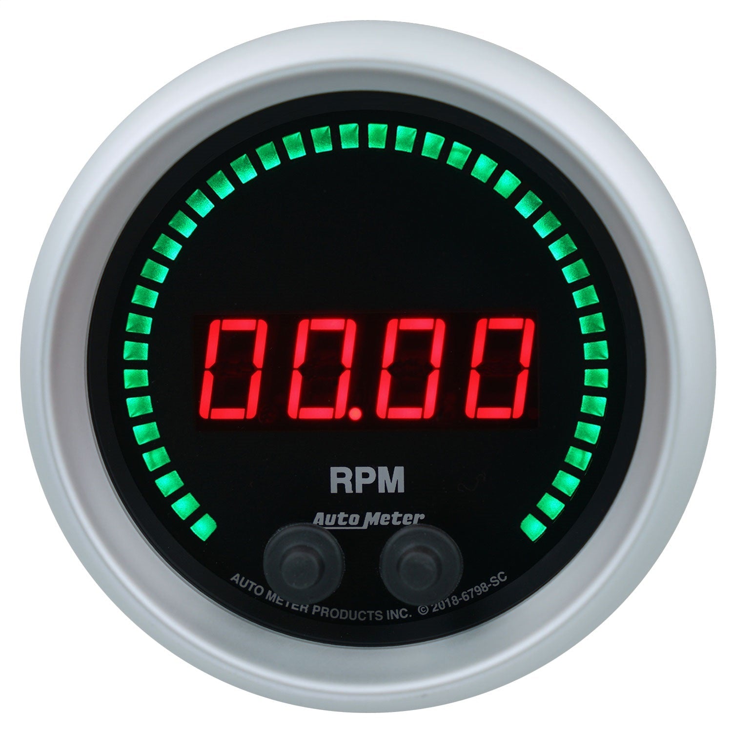 3-3/8" TACHOMETER, 0-16K RPM, IN-DASH, SPORT-COMP ELITE DIGITAL