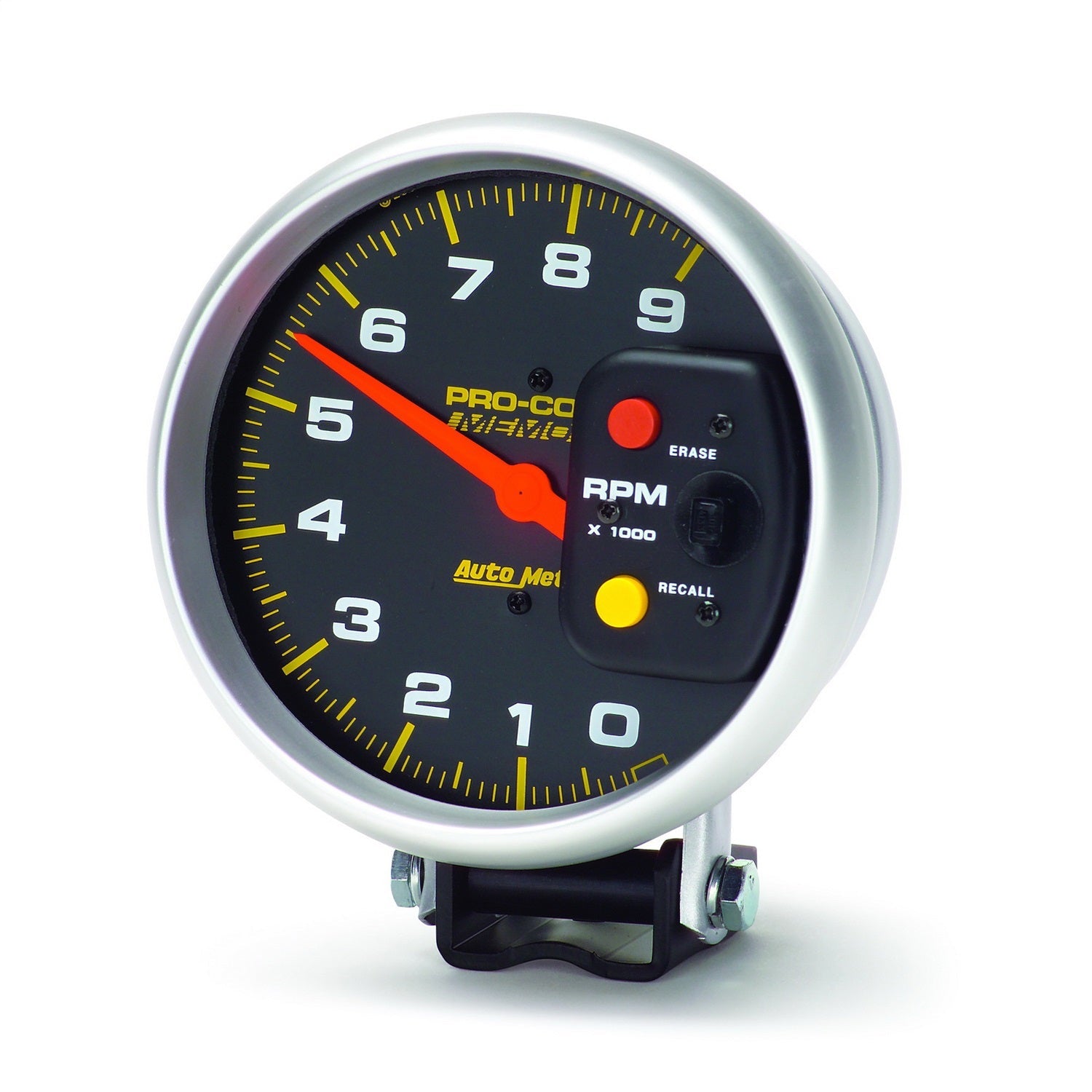 5" TACHOMETER, 0-9,000 RPM, PEDESTAL W/PEAK MEMORY, PRO-COMP
