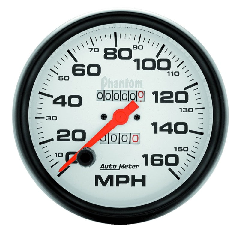 5" SPEEDOMETER, 0-160 MPH, PHANTOM