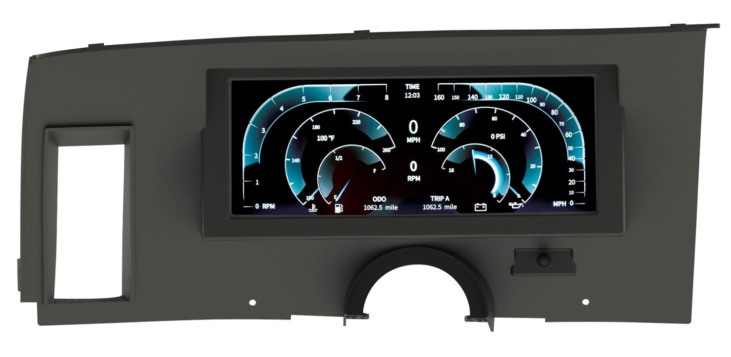 INVISION LCD DASH KIT, 71-73 MUSTANG, DIRECT FIT DIGITAL DASH