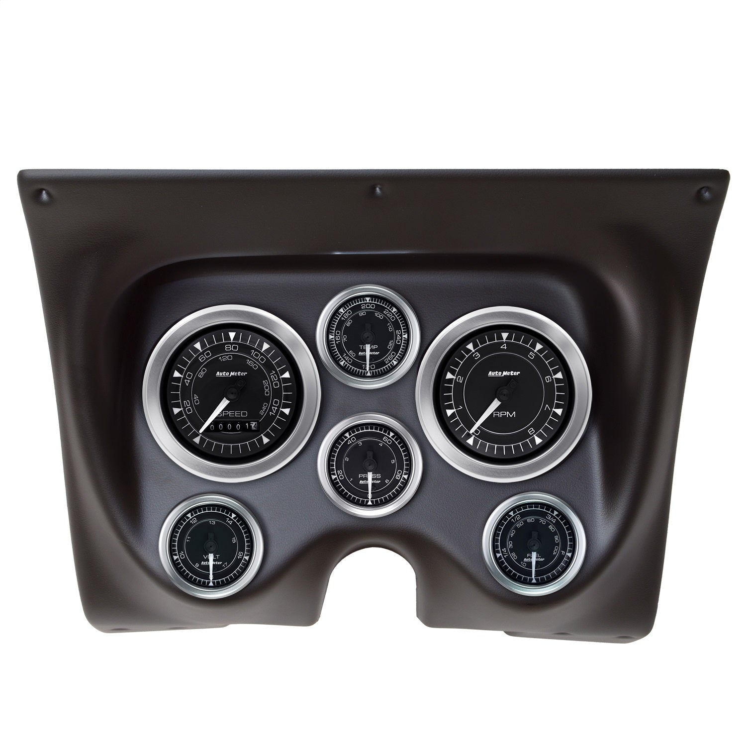 6 GAUGE DIRECT-FIT DASH KIT, CAMARO/FIREBIRD 67-68, CHRONO