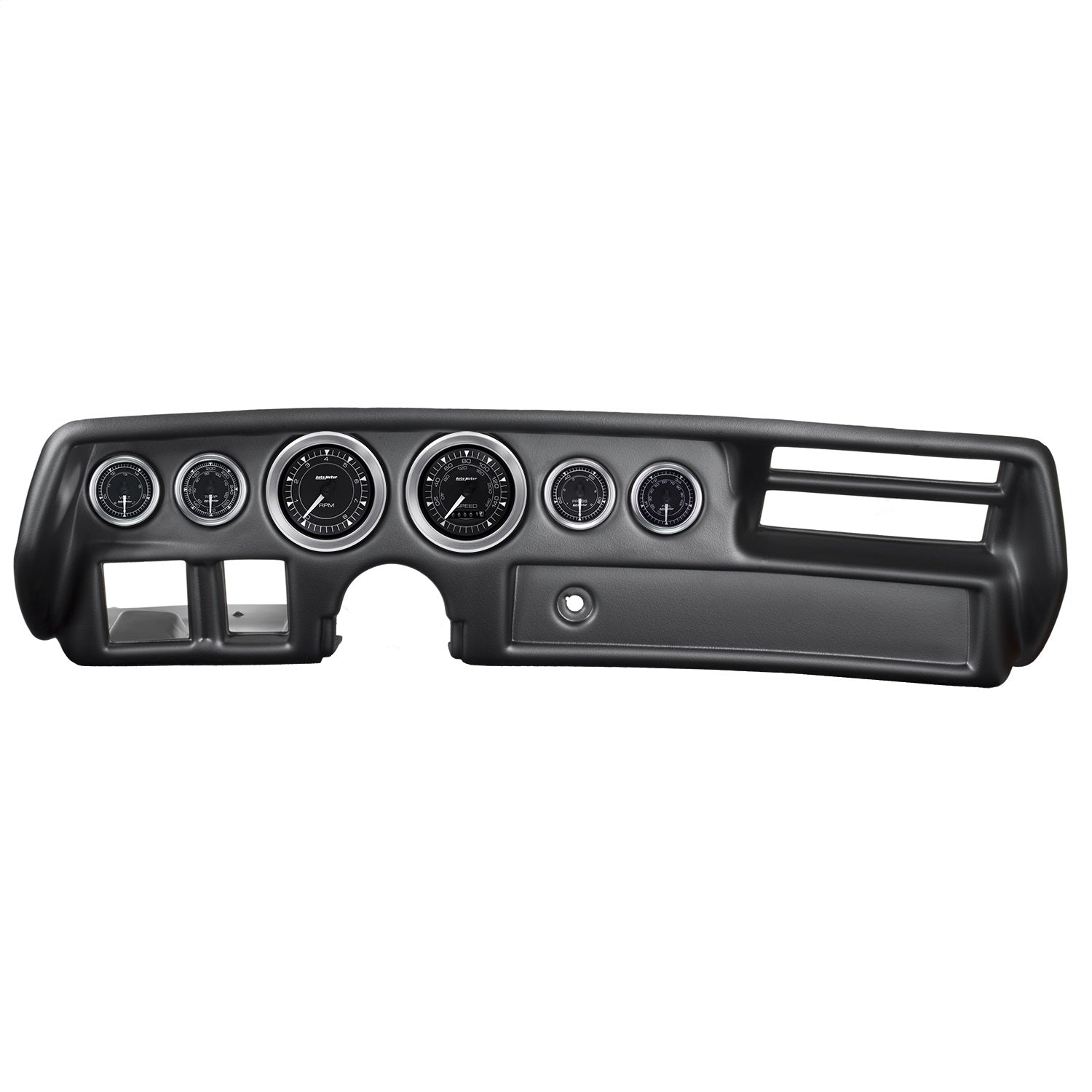 6 GAUGE DIRECT-FIT DASH KIT, CHEVELLESS/ELCAMINO/MONTE 70-72, CHRONO