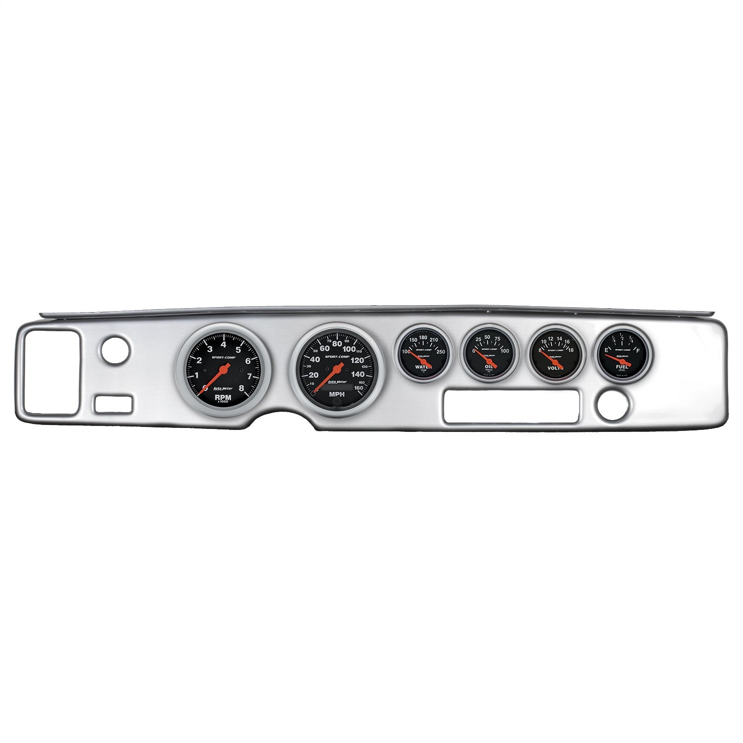 6 GAUGE DIRECT-FIT DASH KIT, FIREBIRD 70-81, SPORT-COMP