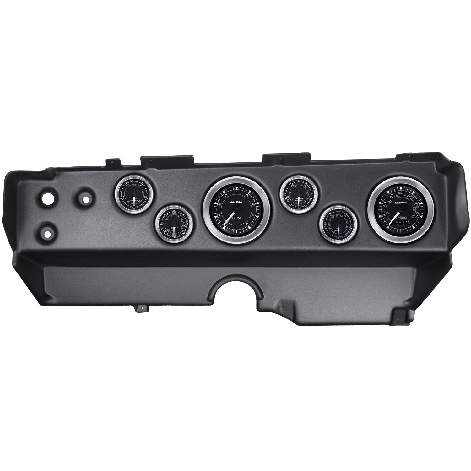 6 GAUGE DIRECT-FIT DASH KIT, E-BODY / CUDA / CHALLENGER 70-74, CHRONO