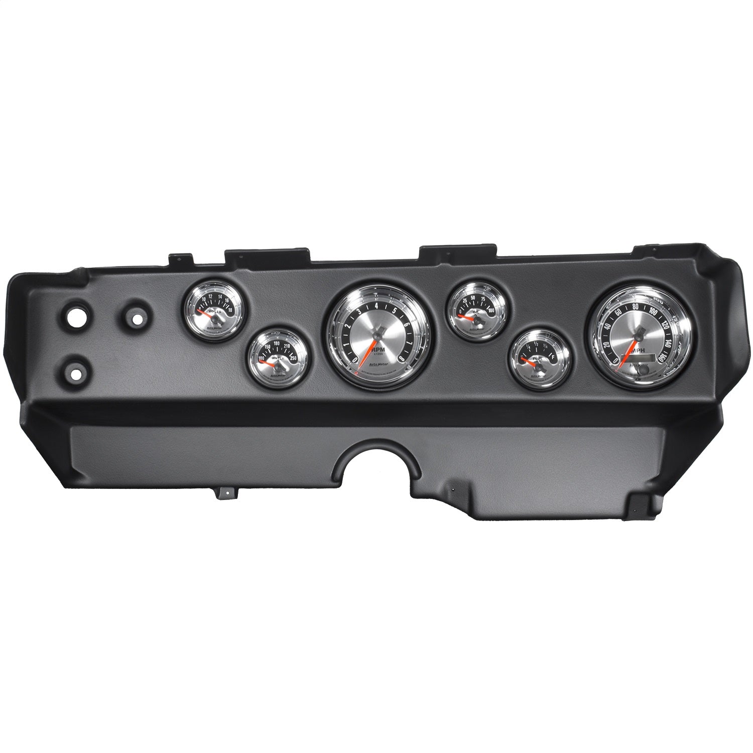 6 GAUGE DIRECT-FIT DASH KIT, E-BODY / CUDA / CHALLENGER 70-74, AMERICAN MUSCLE