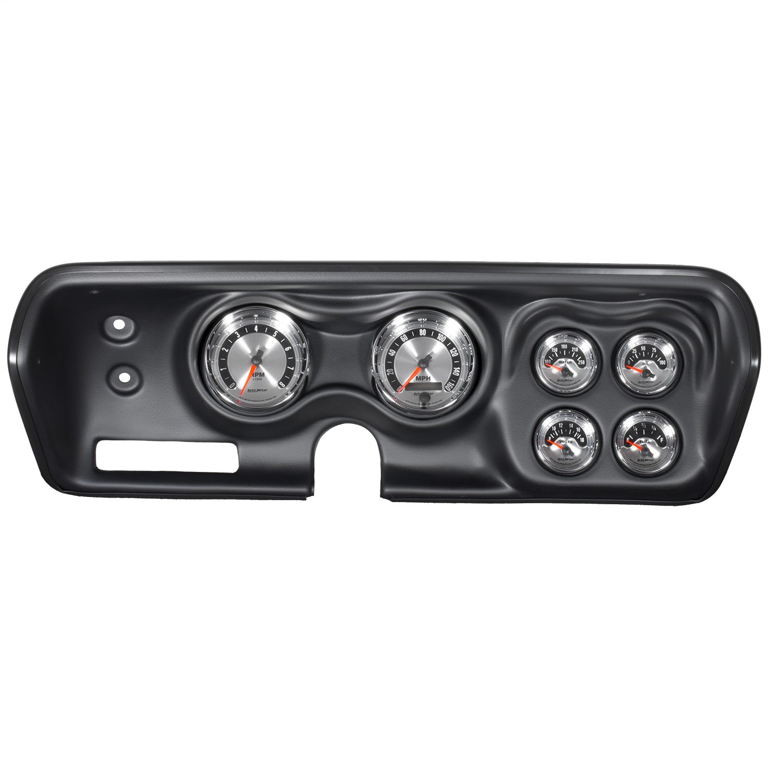 6 GAUGE DIRECT-FIT DASH KIT, B-BODY / CHRGR / GTX / ROAD RUNNER / SAT 71-74, AMERICAN MUSCLE
