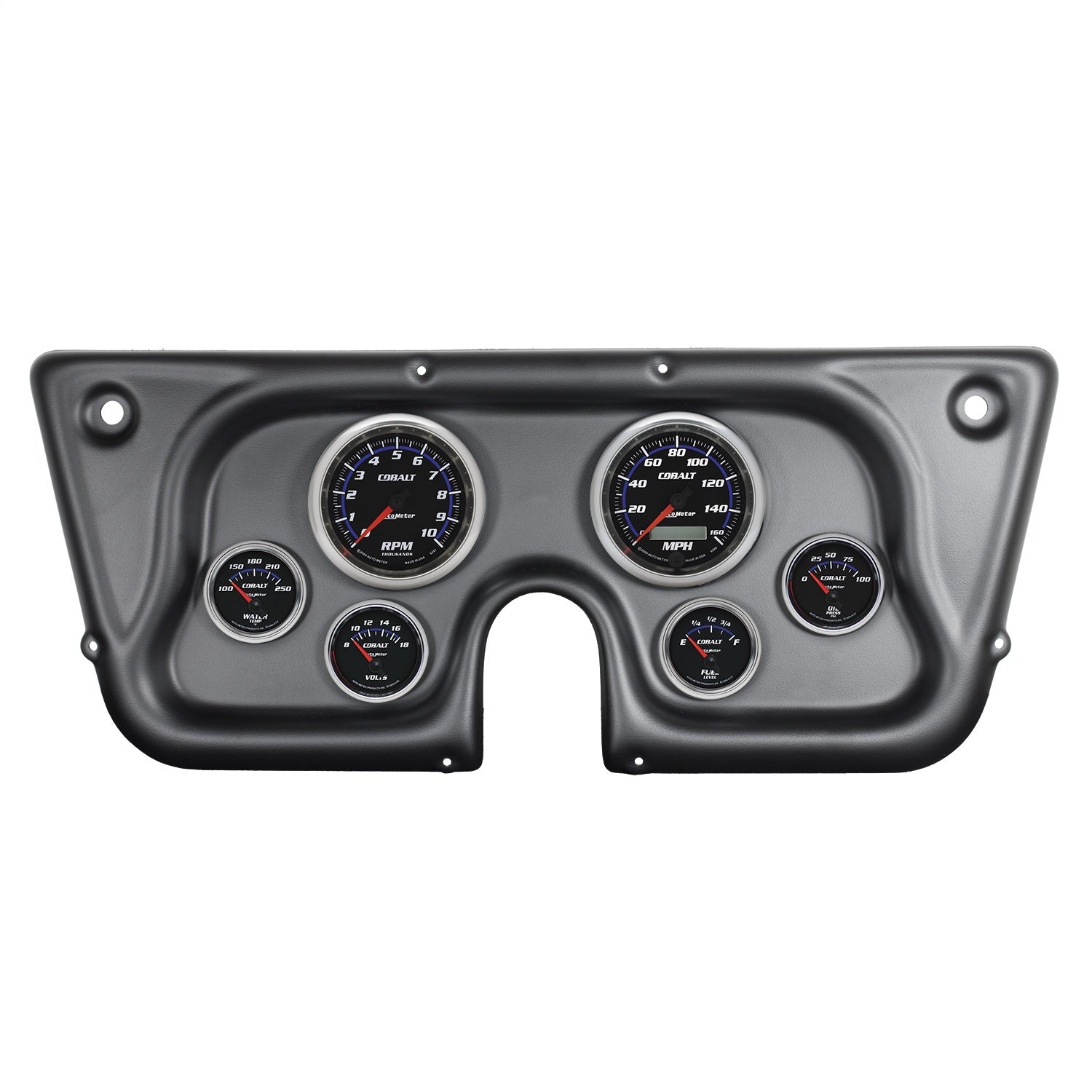 6 GAUGE DIRECT-FIT DASH KIT, CHEVY TRUCK C / K / K5 / SUBURBN 67-72, COBALT