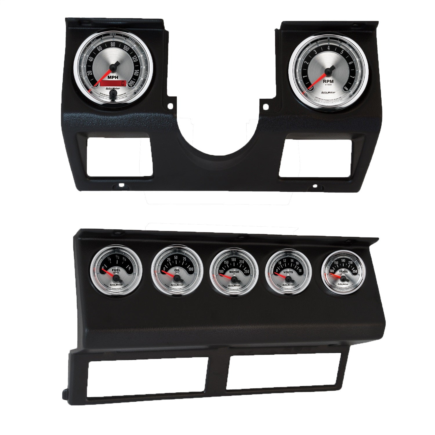 7 GAUGE DIRECT-FIT DASH KIT, WRANGLER YJ 87-96, AMERICAN MUSCLE
