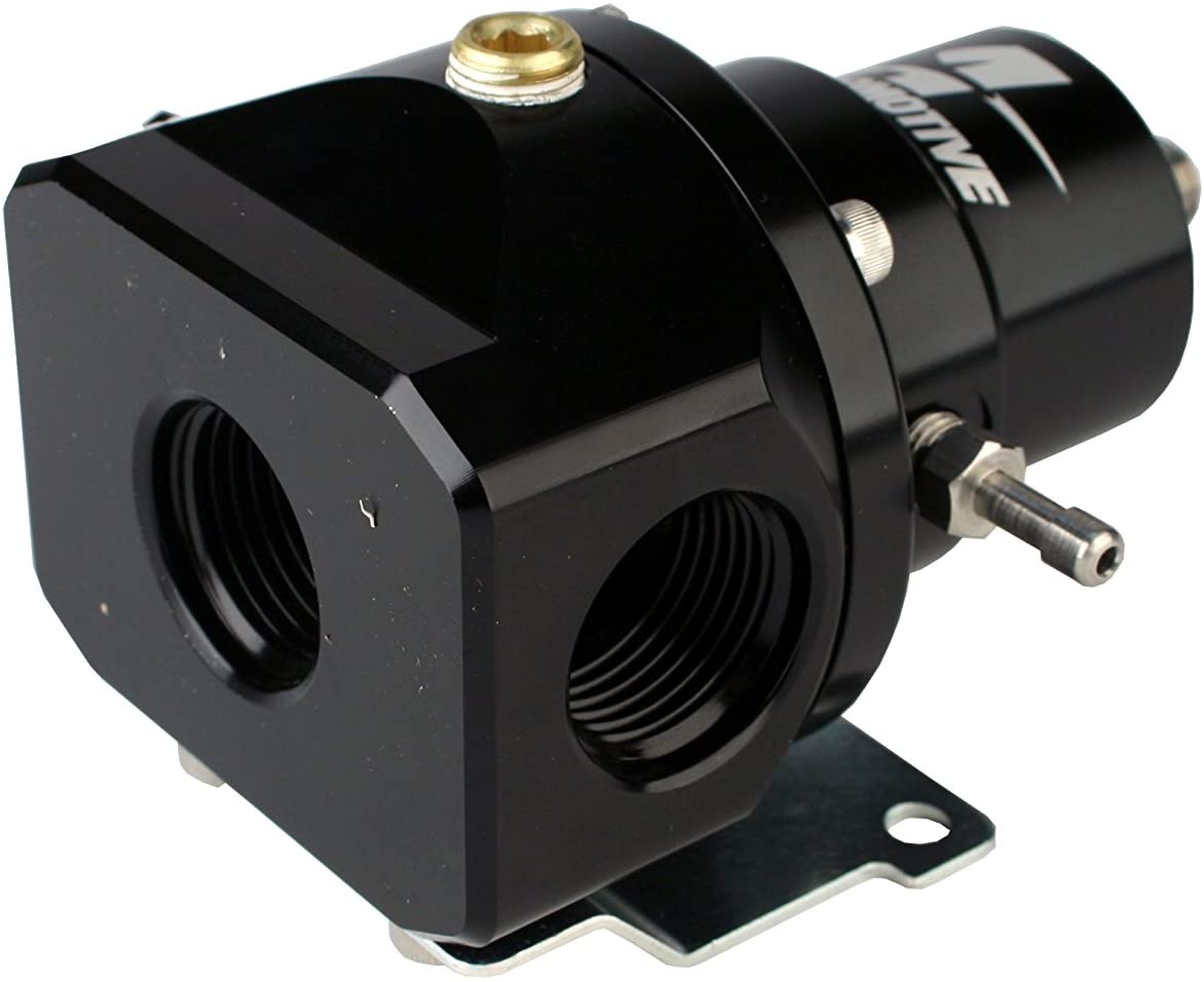 Aeromotive 13214 Regulator, Dual Adjustable Alcohol Log For Belt and Direct Drive Mechanical Pumps