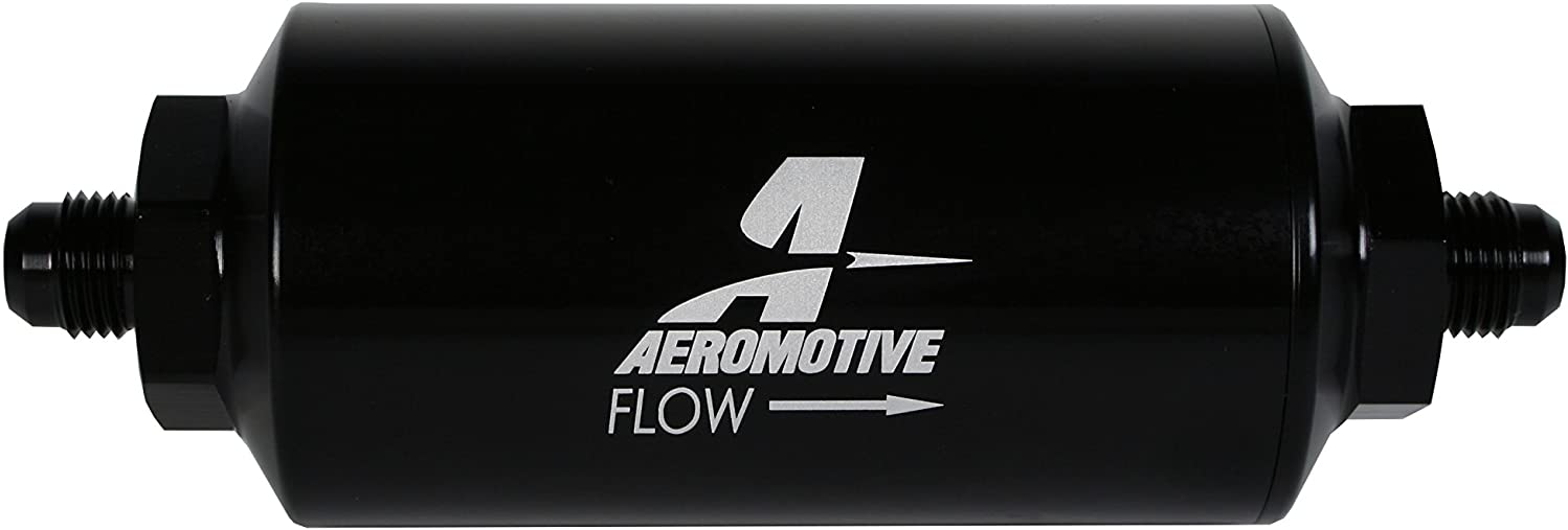 Aeromotive 12347 Filter, In-Line, 10-Micron Fabric Element, 2" OD