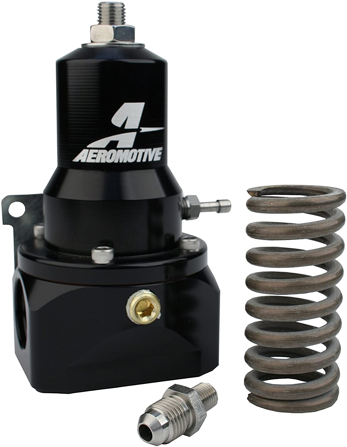 Aeromotive 13134 Fuel Pressure Regulator (Adjustable, 30-120 psi.500 Valve, 2-10 Inlet, -10 Return)