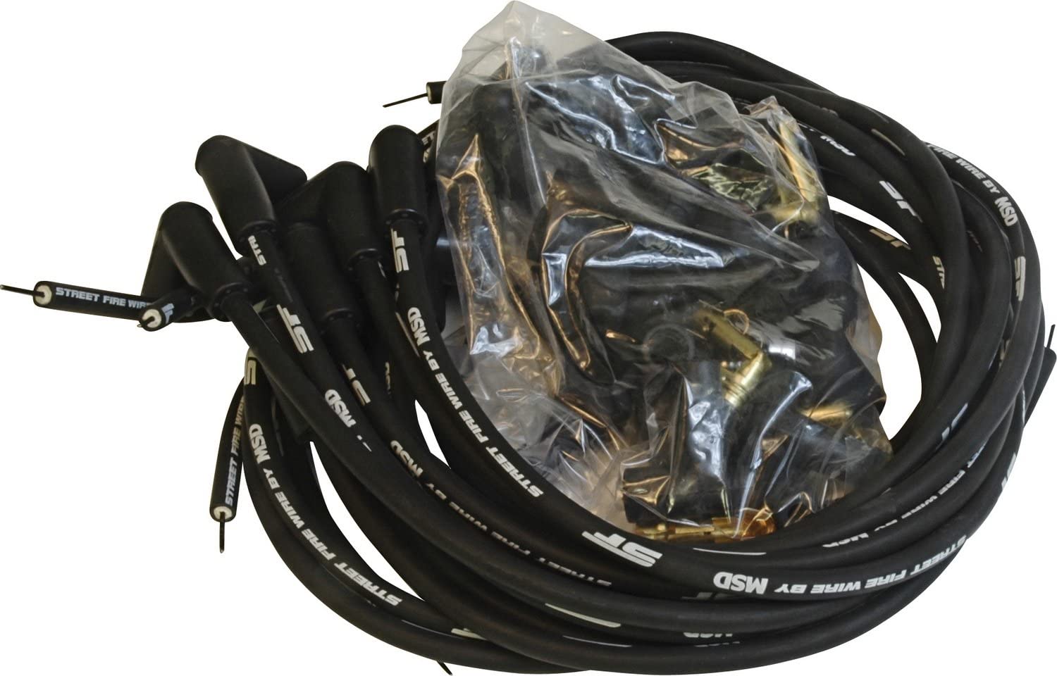 MSD 5553 Street-Fire Wire Set 8 Cyl 90??, Sock/ HEI, Universal