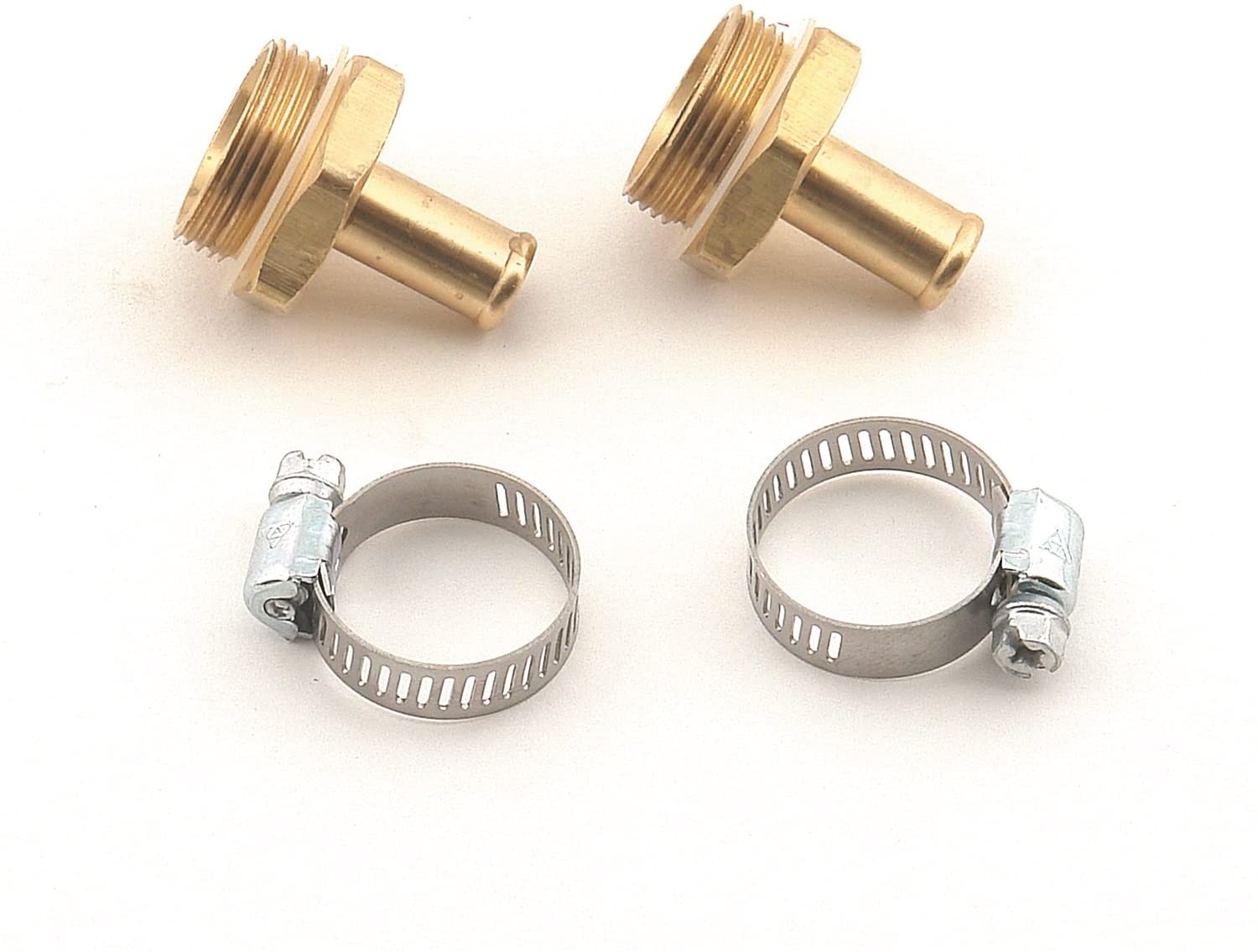 Mr. Gasket 1543 Carburetor Inlet Fittings 7/8-20 Male To 3/8" Hose Barb