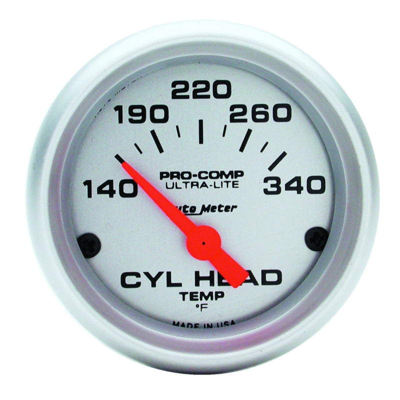 2-1/16" CYLINDER HEAD TEMPERATURE, 140-340 °F, ULTRA-LITE