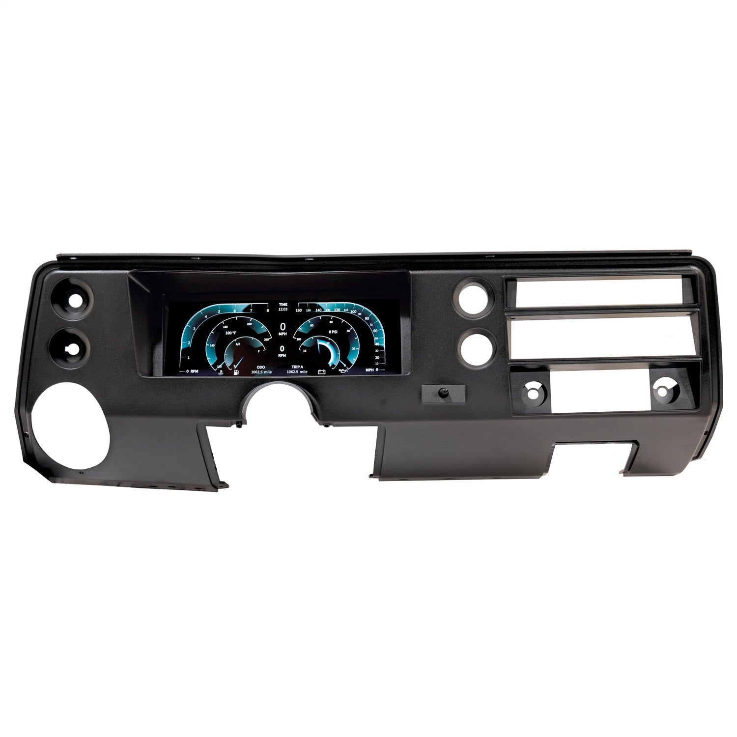 INVISION LCD DASH KIT, 68 CHEVELLE/MALIBU/EL CAMINO, DIRECT FIT DIGITAL DASH
