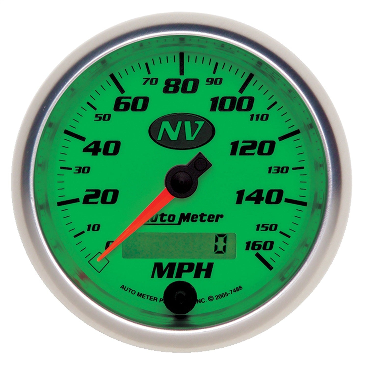 3-3/8" SPEEDOMETER, 0-160 MPH, NV