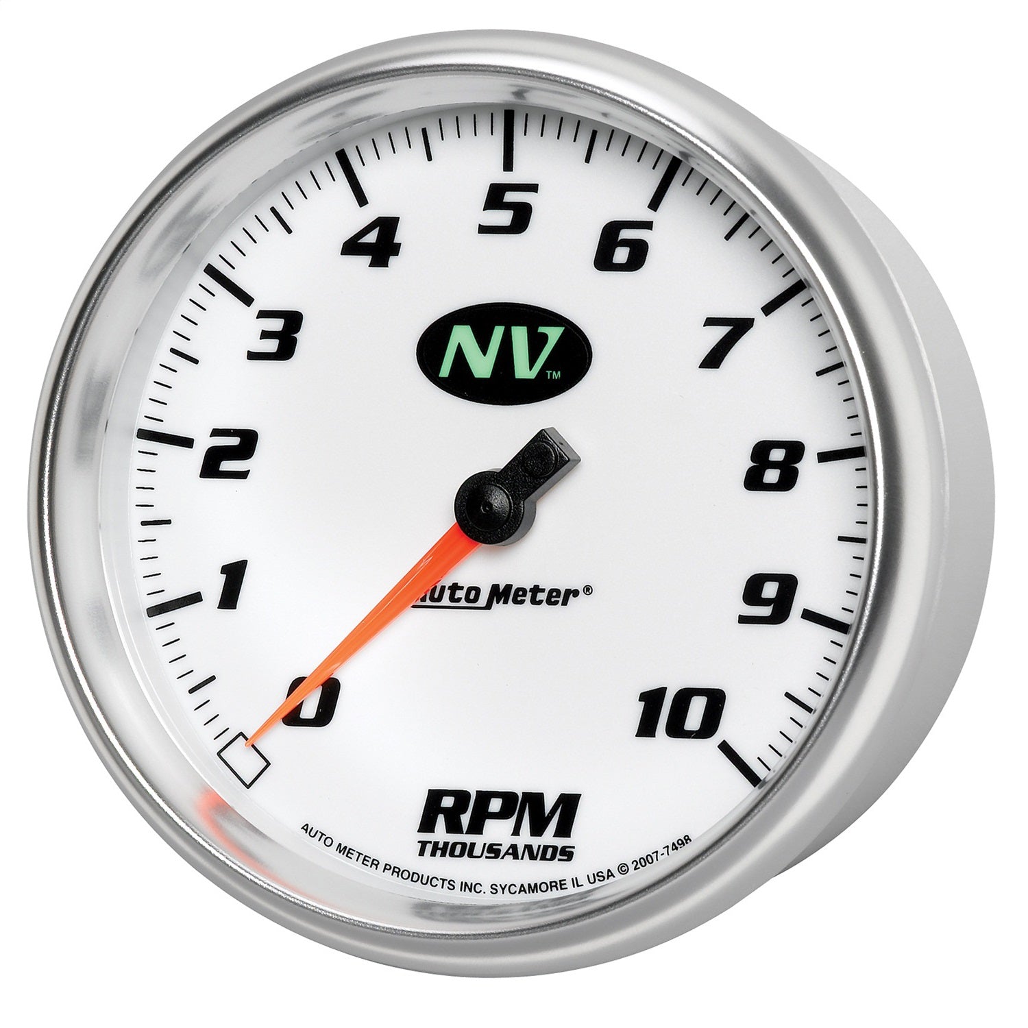 5" IN-DASH TACHOMETER, 0-10,000 RPM, NV