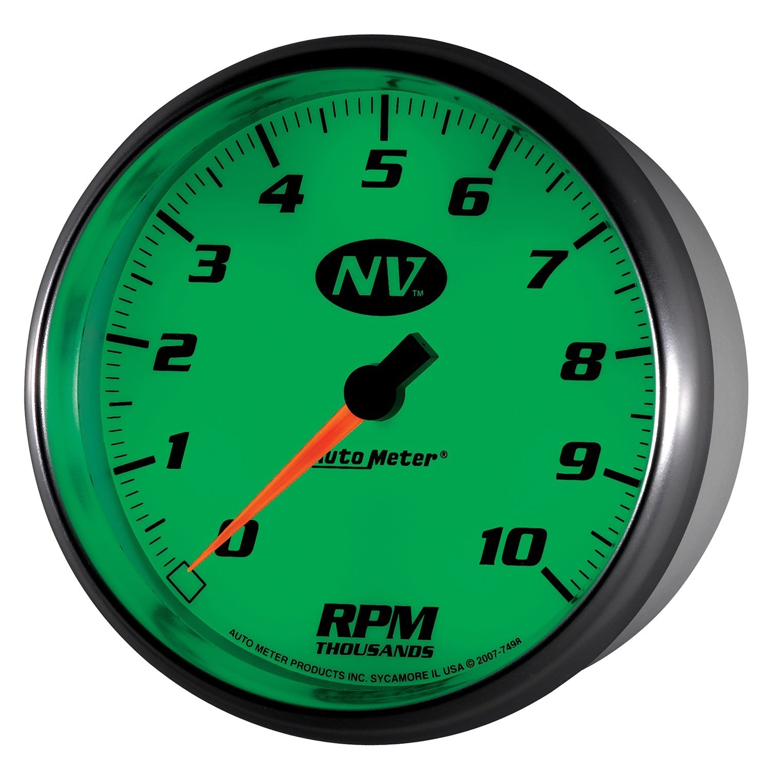 5" IN-DASH TACHOMETER, 0-10,000 RPM, NV