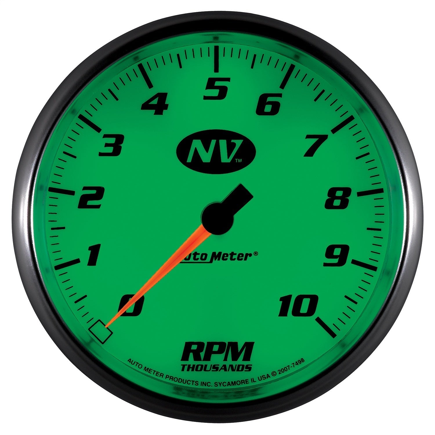 5" IN-DASH TACHOMETER, 0-10,000 RPM, NV