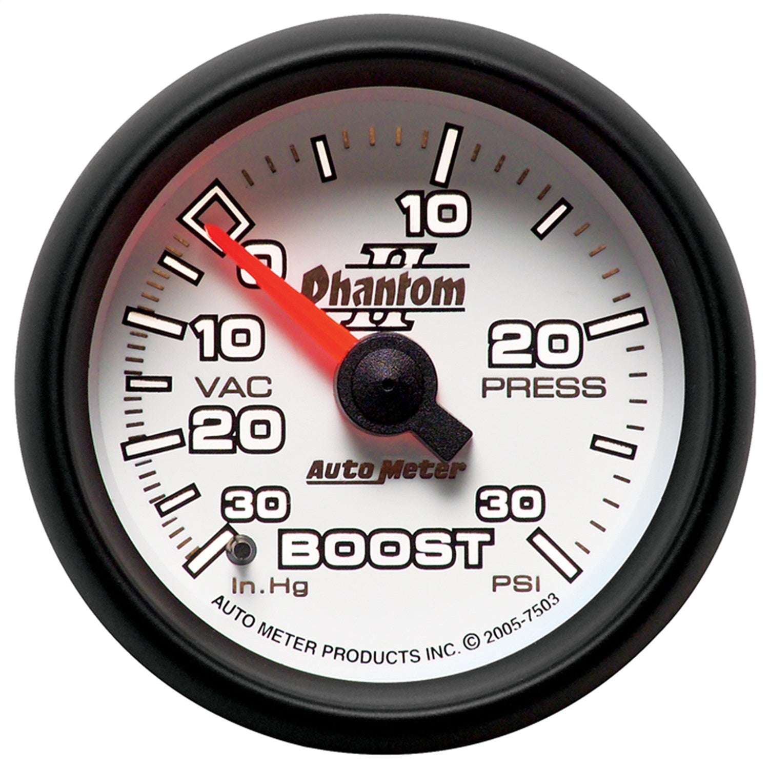 2-1/16" BOOST/VACUUM, 30 IN HG/30 PSI, PHANTOM II