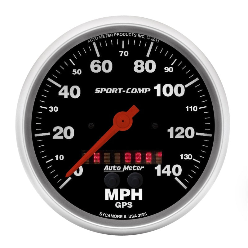5" GPS SPEEDOMETER, 0-140 MPH, SPORT-COMP