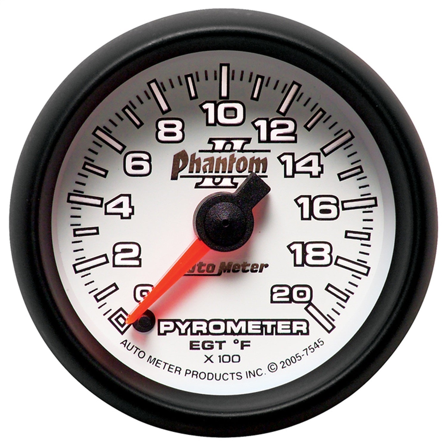 2-1/16" PYROMETER, 0-2000 °F, PHANTOM II