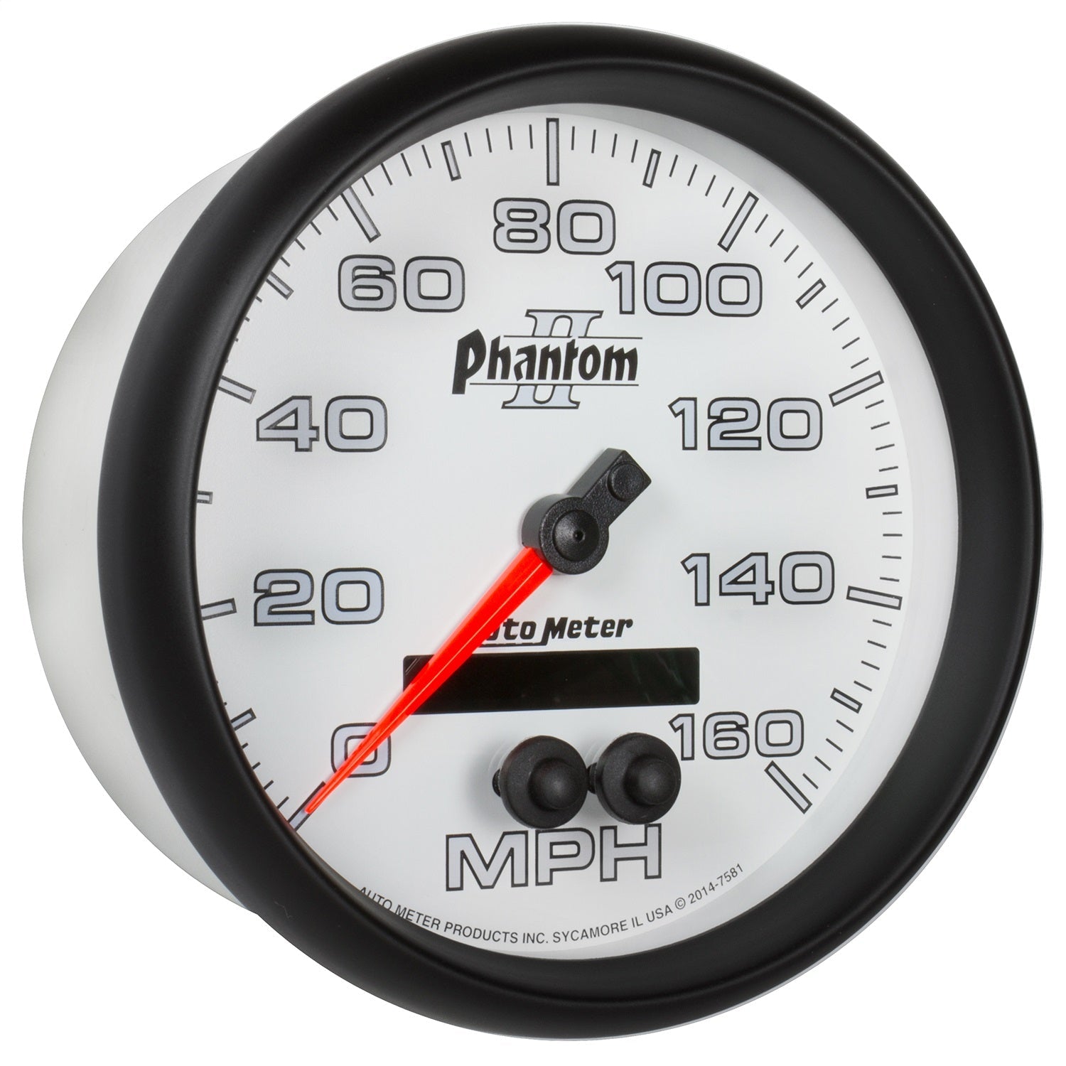 5" GPS SPEEDOMETER, 0-160 MPH, PHANTOM II
