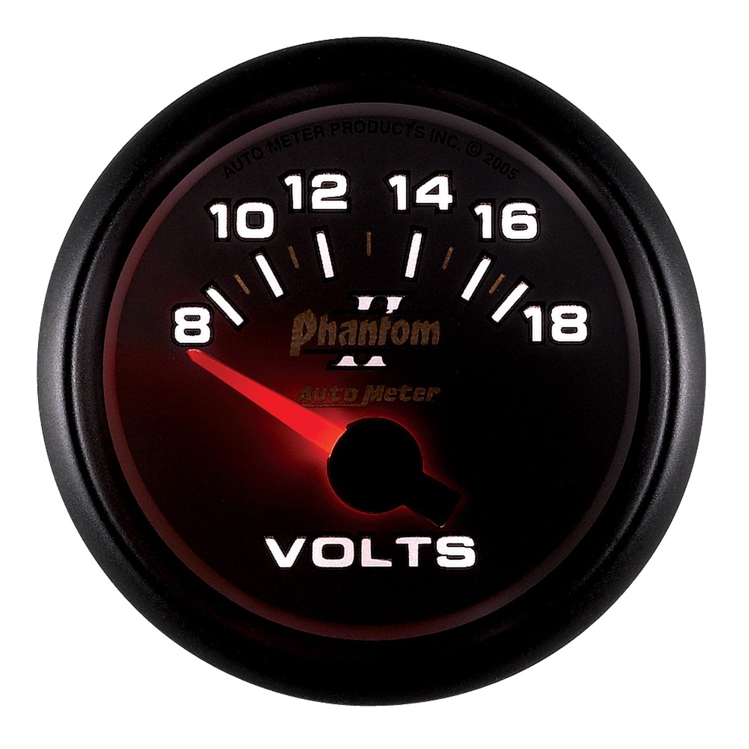 2-1/16" VOLTMETER, 8-18V, PHANTOM II