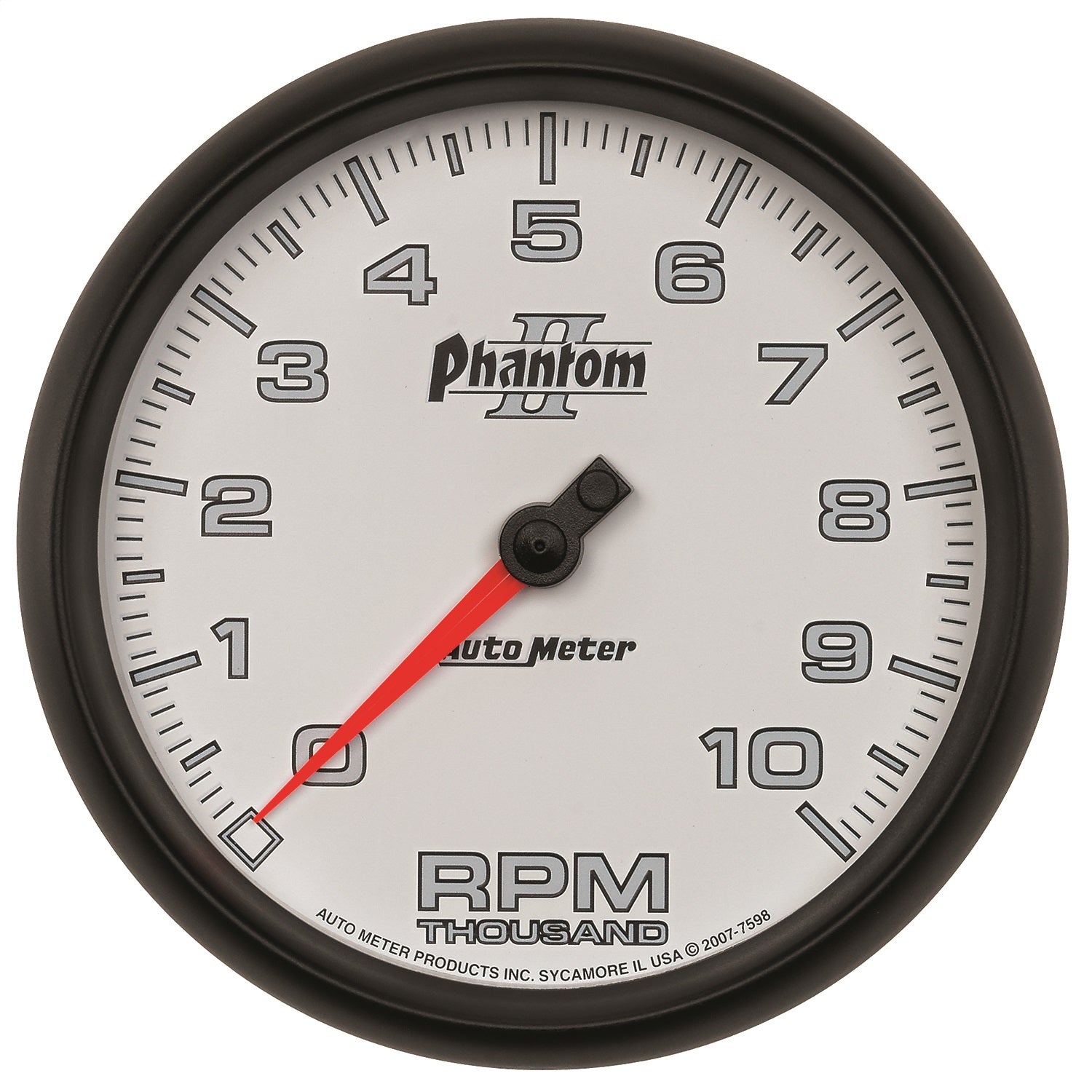5" IN-DASH TACHOMETER, 0-10,000 RPM, PHANTOM II